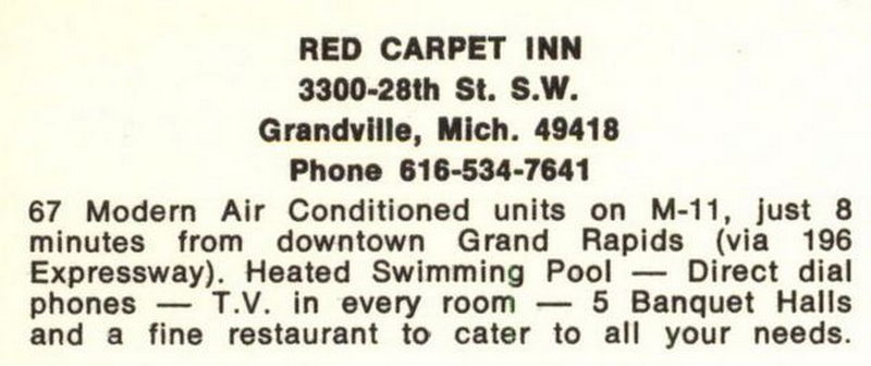 LaGrand Motel (MoLa Grande Motel, Grandmark Lodging, Red Carpet Inn, By-Pass Motel) - Vintage Postcard